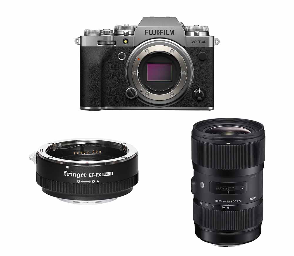 Fujifilm XT- 4 + Fringer II adapter + Sigma 18-35